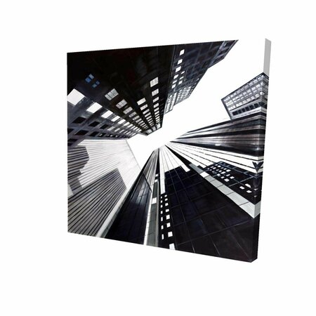 BEGIN HOME DECOR 16 x 16 in. Low-Angle View of the City-Print on Canvas 2080-1616-CI288